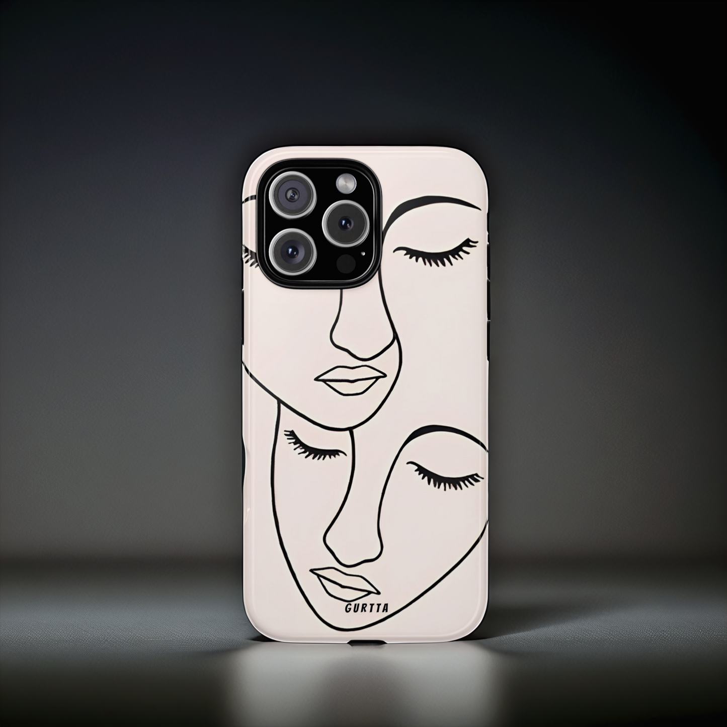 Phone Case - Line Face Design